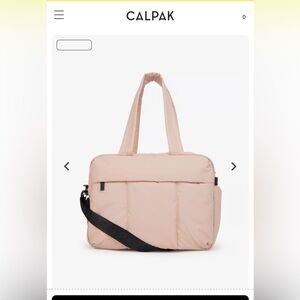 Calpak Luka Duffel in Rose Quartz